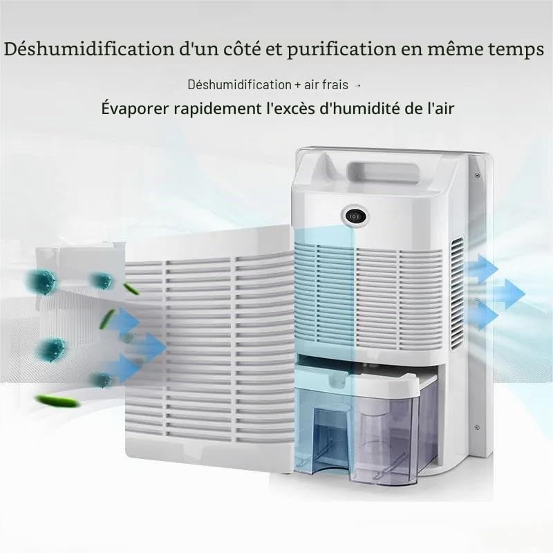 Deshumidificateur D Air & Purificateur D'Air 2 en 1 de 2200ML,pour 30m²