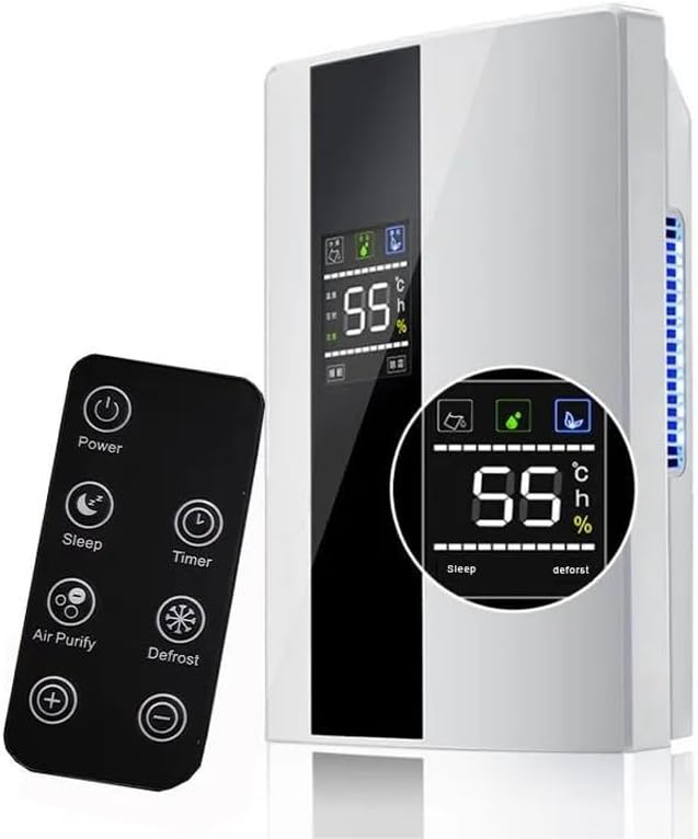 Deshumidificateur D Air & Purificateur D'Air 2 en 1 de 2200ML,pour 30m²