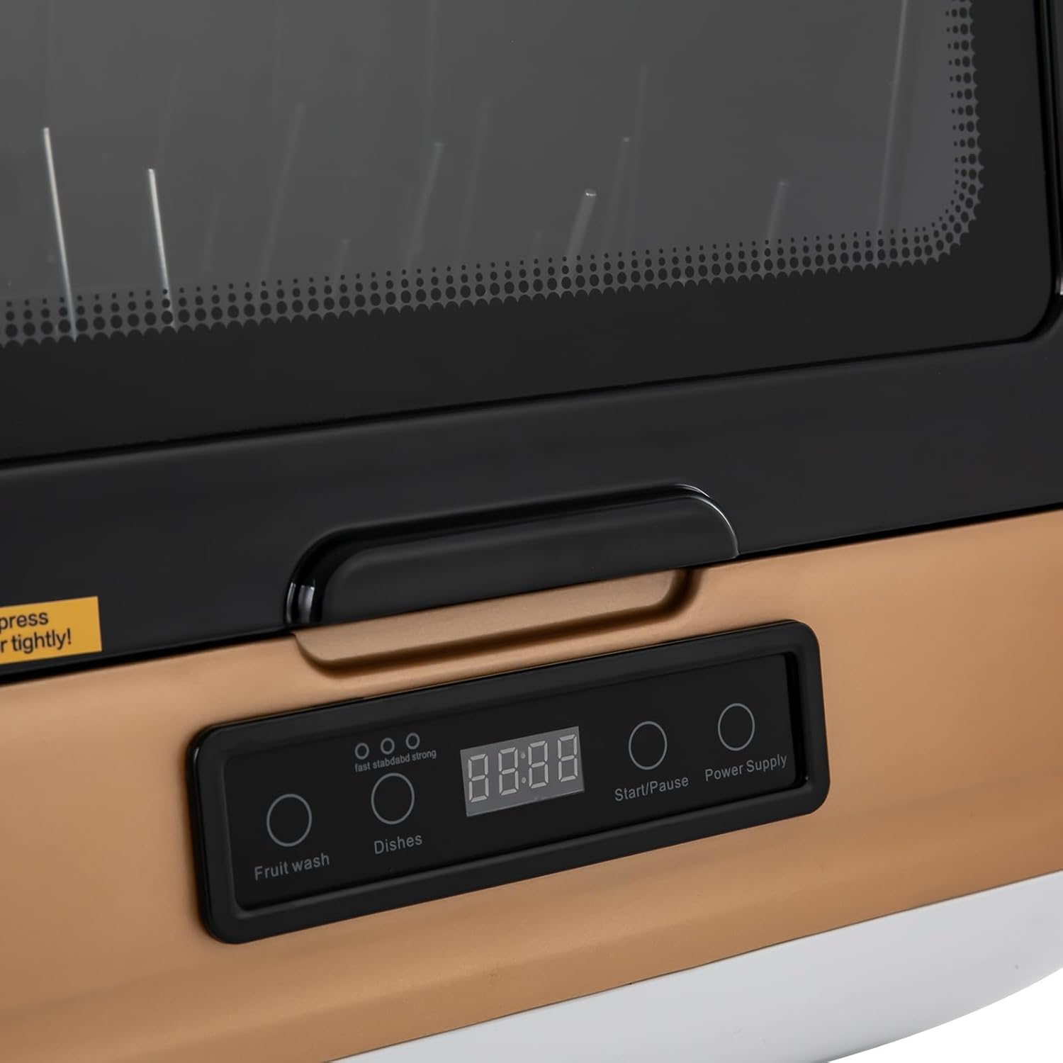 Lave-vaisselle de table compact avec 3 modes de lavage, 360 ° Pulvérisation d'eau, séchage à l'air chaud pour la maison, idéal pour les petits espaces