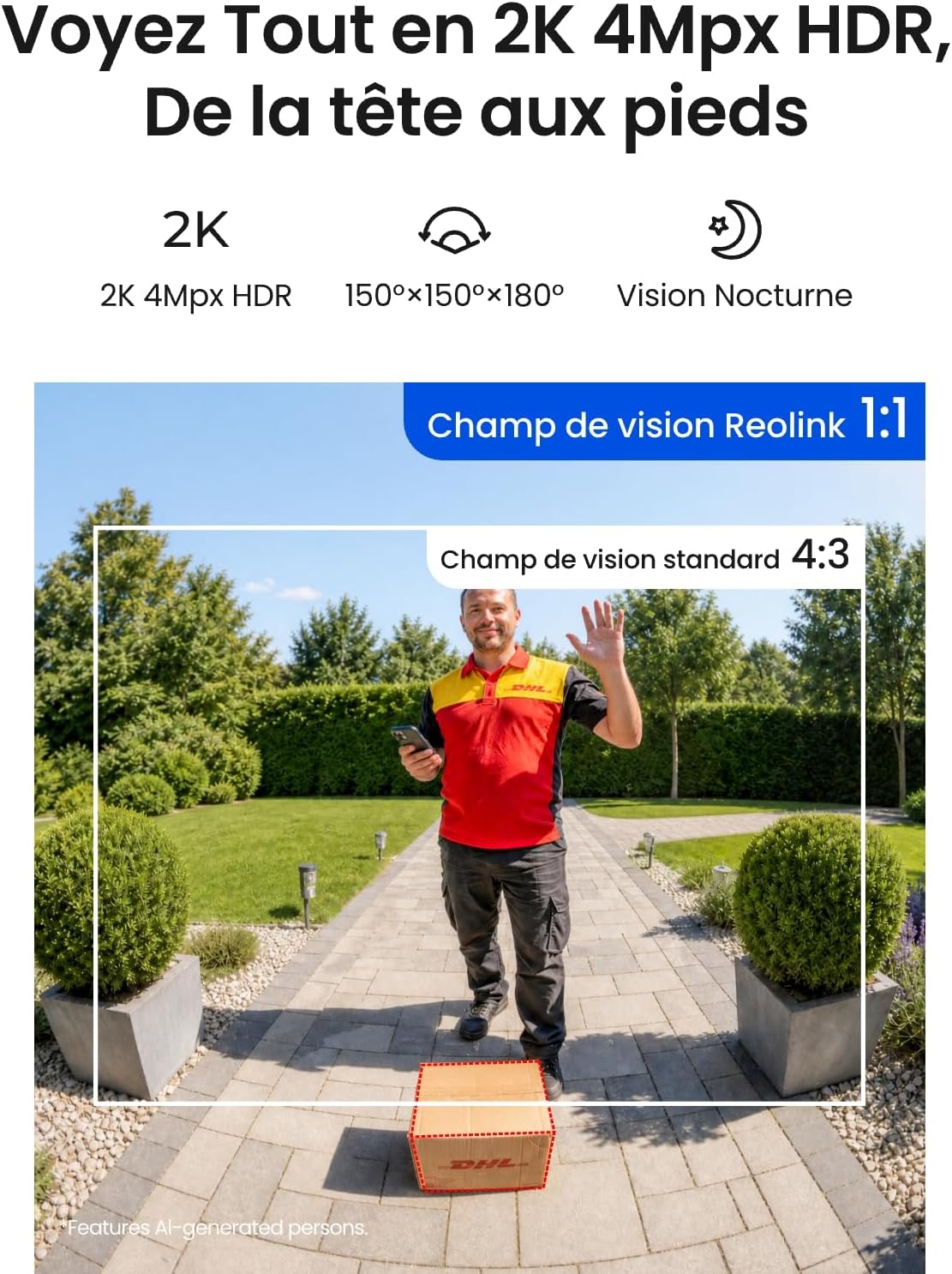 Sonnette vidéo intelligente Tuya WiFi pour la maison caméra de porte bidirectionnelle HD extérieure 1080P, prise en charge de la carte SD, stockage en nuage, étanche