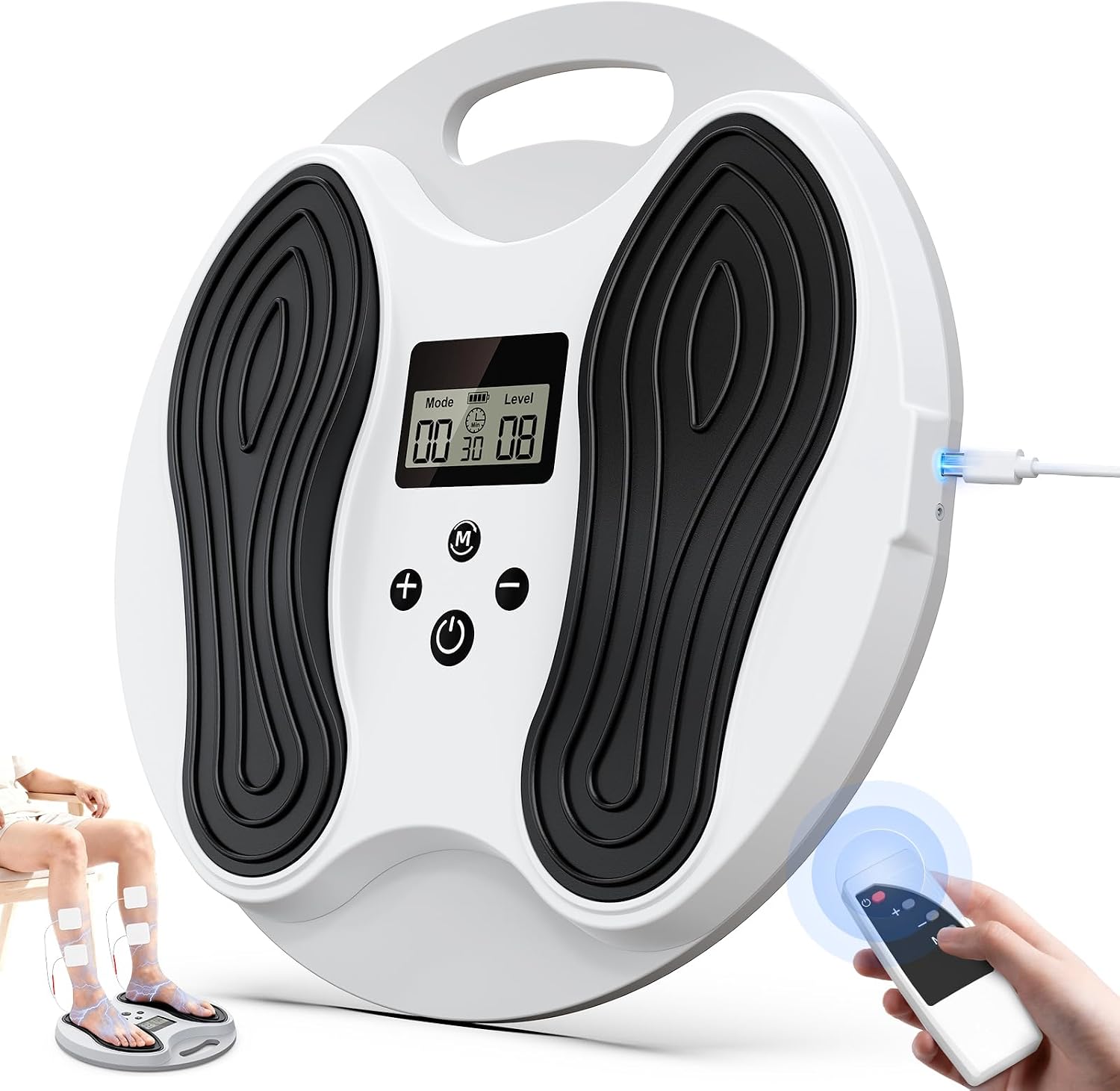 Masseur/Stimulateur de circulation sanguine stimulateur circulatoire - Soulagement sans médicaments des douleurs des jambes et des pieds