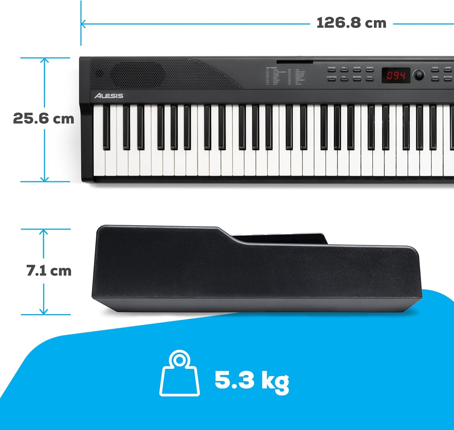 Clavier Piano 88 Touches avec Accessoires