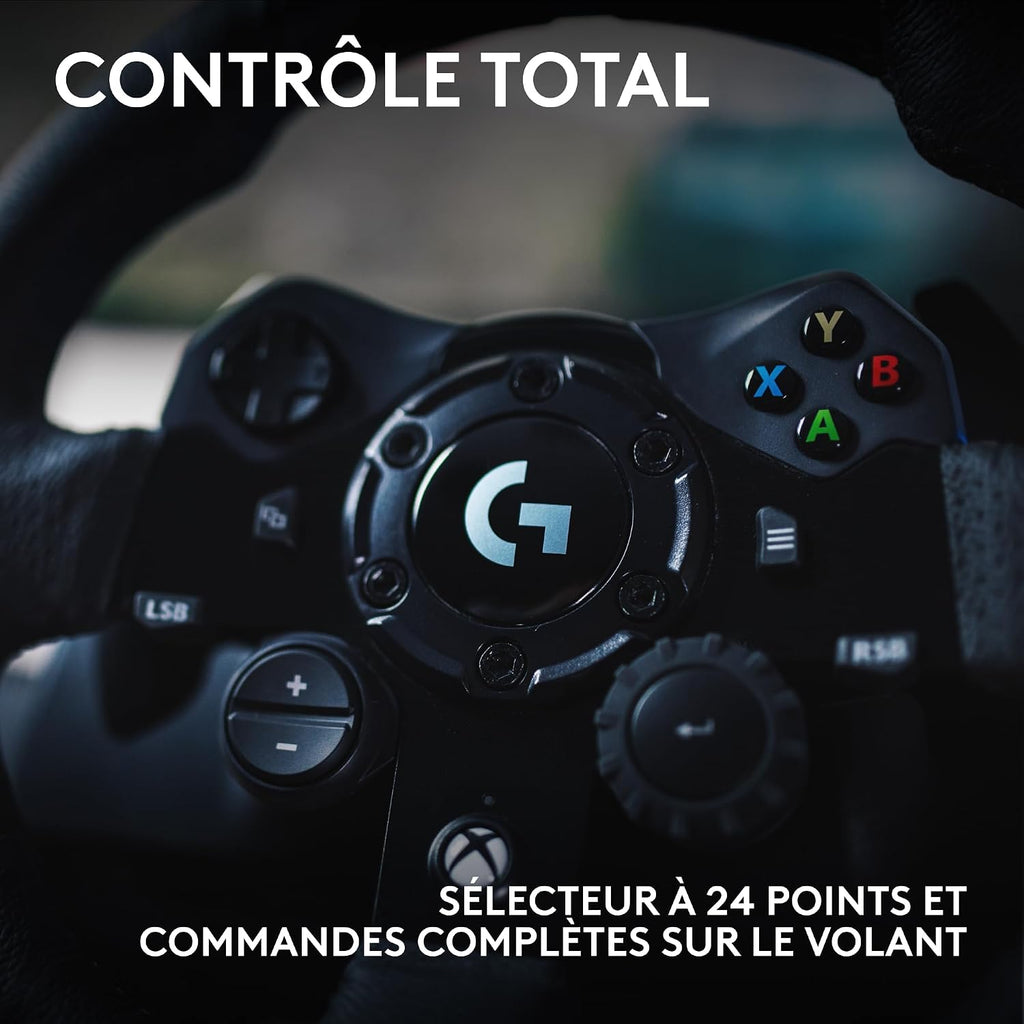 Logitech G G923 volant de course et pédales pour Xbox & PC