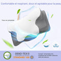 Oreiller Ergonomique Cervical à Mémoire de Forme 60x34x13/10cm