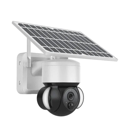 Caméra Exterieure sans Fil Solaire, 360°PTZ Suivi Automatique
