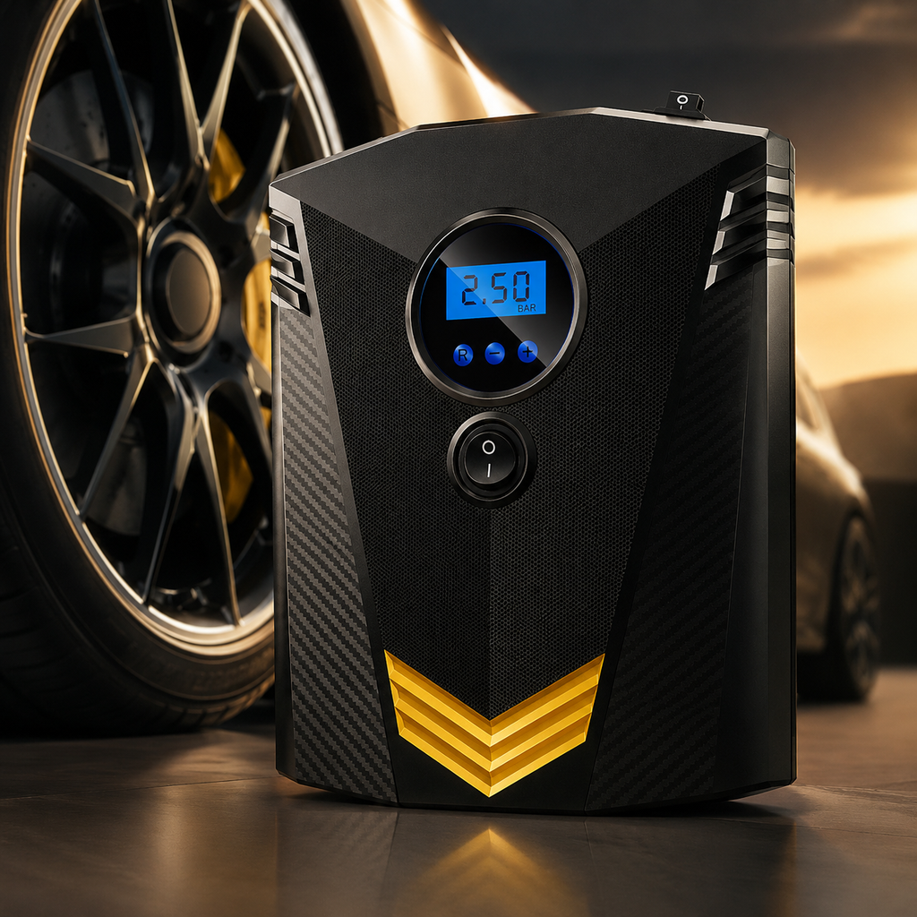 Compresseur d’air portatif 150 psi – gonfleur pneu de voiture portable