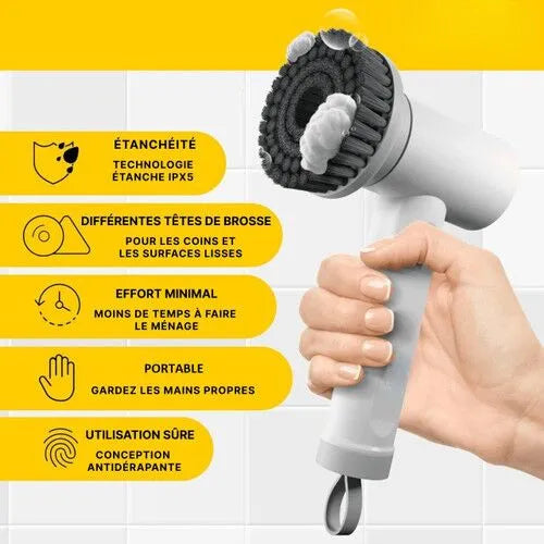 Brosse nettoyage rotative électrique MasionVela
