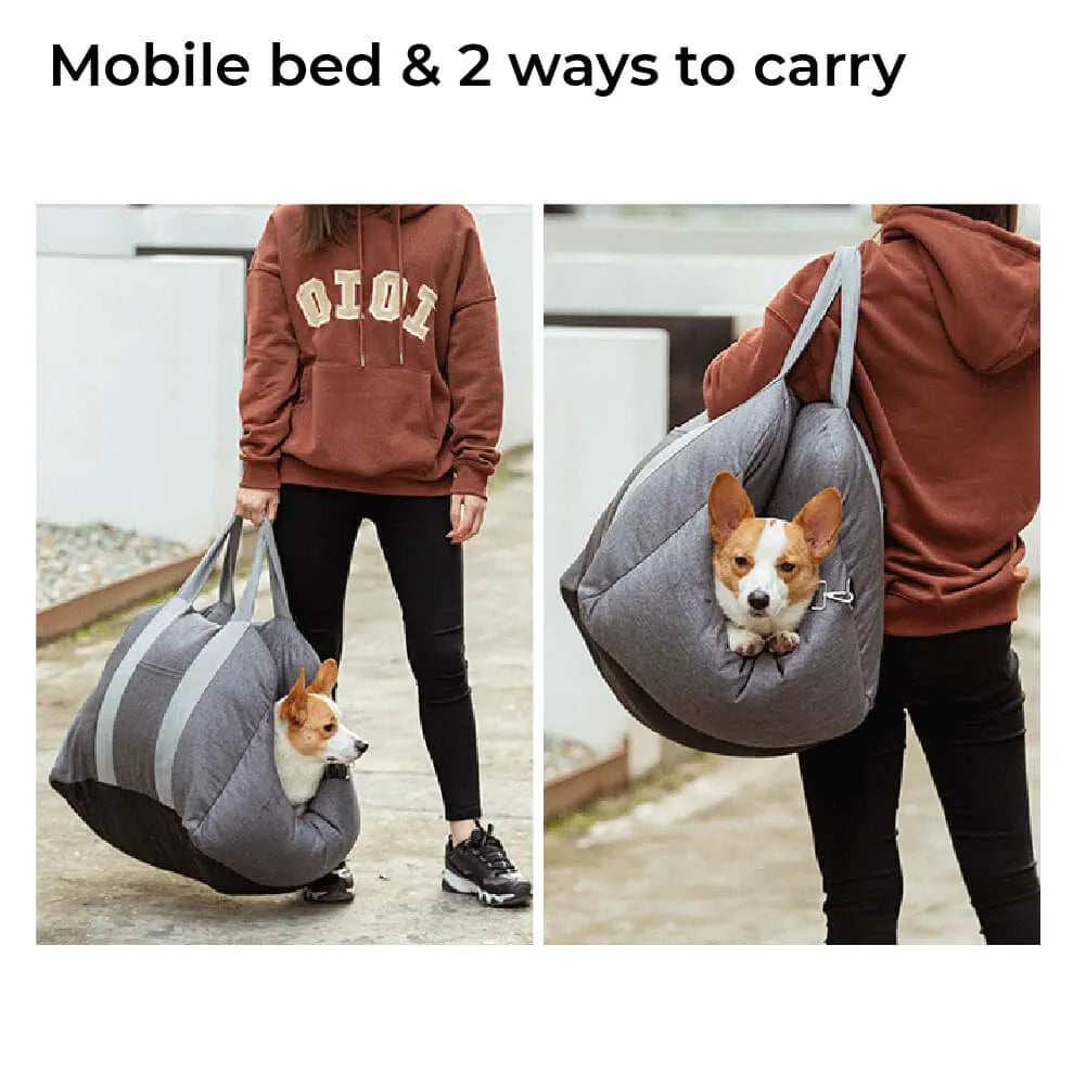 Lit pour siège de voiture pour chien fauteuil