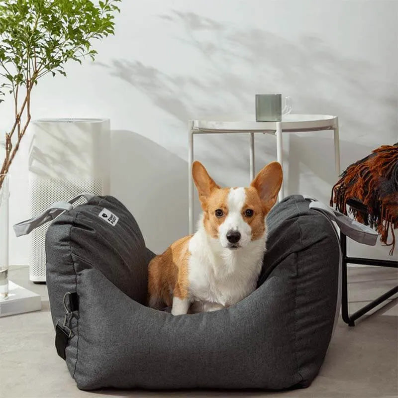 Lit pour siège de voiture pour chien fauteuil