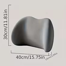 Coussin Lombaire orthopédique - Soutien Lombaire Ergonomique en Mousse à mémoire de Forme pour lit et canapé - Soulagement du Bas du Dos - Housse rafraîchissante Amovible et Lavable