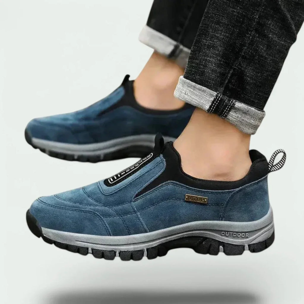 Chaussures orthopédique a enfiler pour hommes soulagement douleur pieds et dos  Orthoconfort